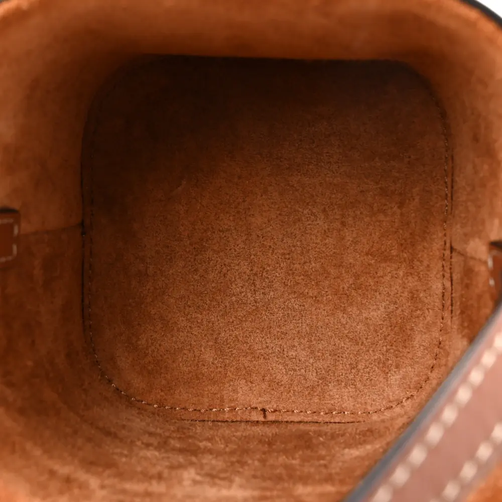 Lushentic Bag Small Cuir Triomphe Box Tan Smooth Calfskin Leather - Image 6