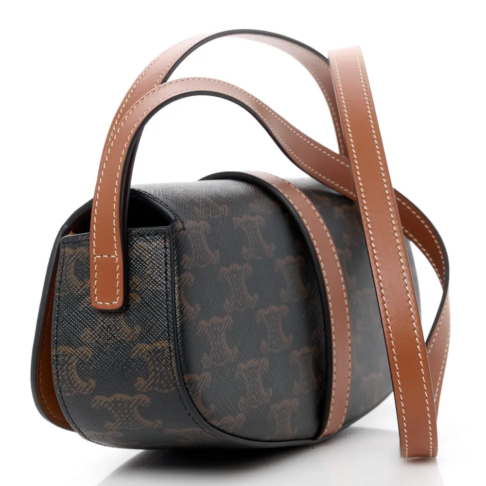 Buy Lushentic Grade Bags - Small Tabou Clutch in Tan Triomphe Design - Image 3