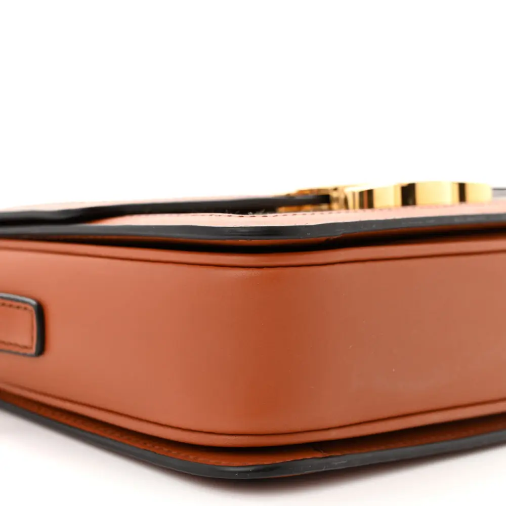 Lushentic Designer Small Teen Triomphe Bag in White & Tan Leather - Image 4