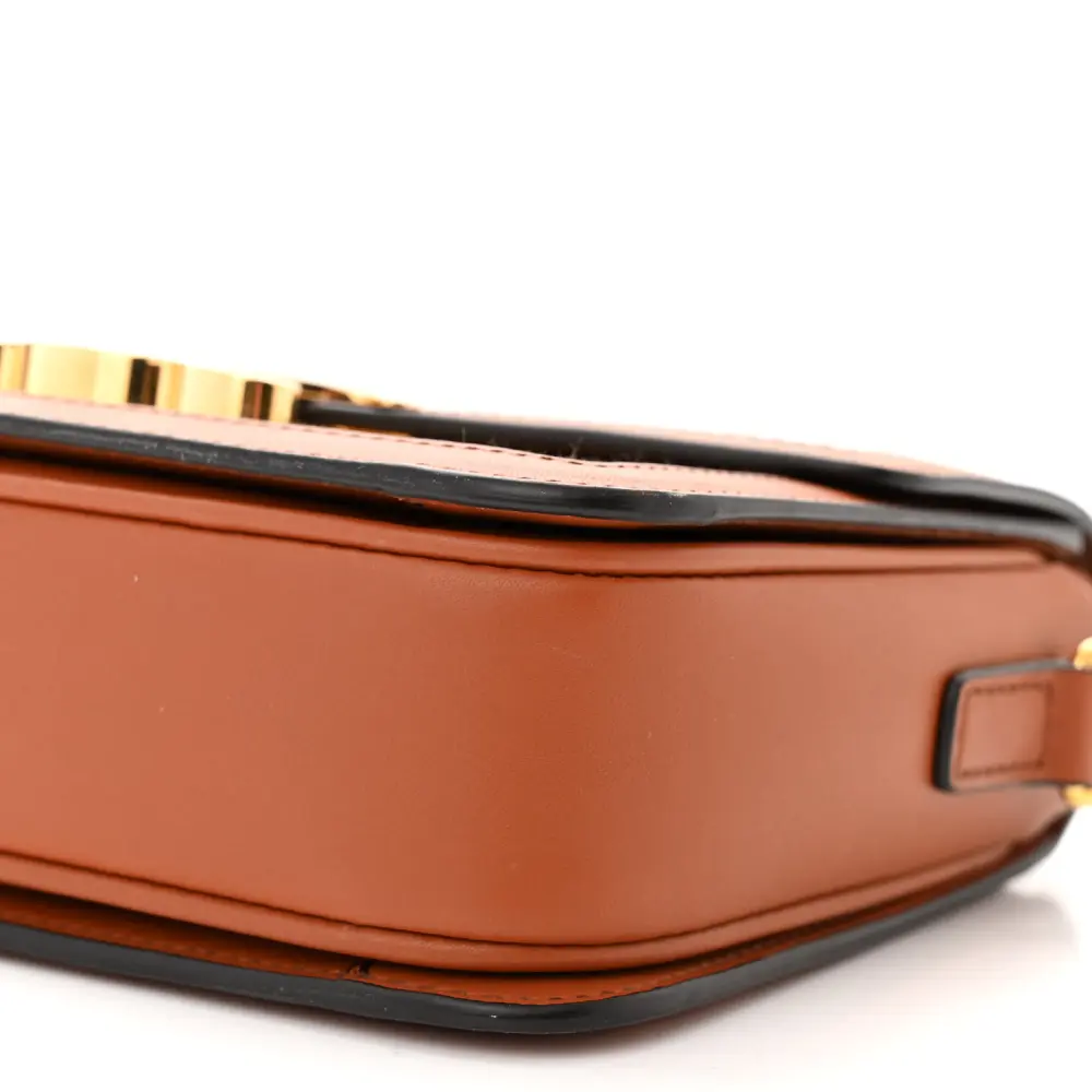 Lushentic Designer Small Teen Triomphe Bag in White & Tan Leather - Image 5