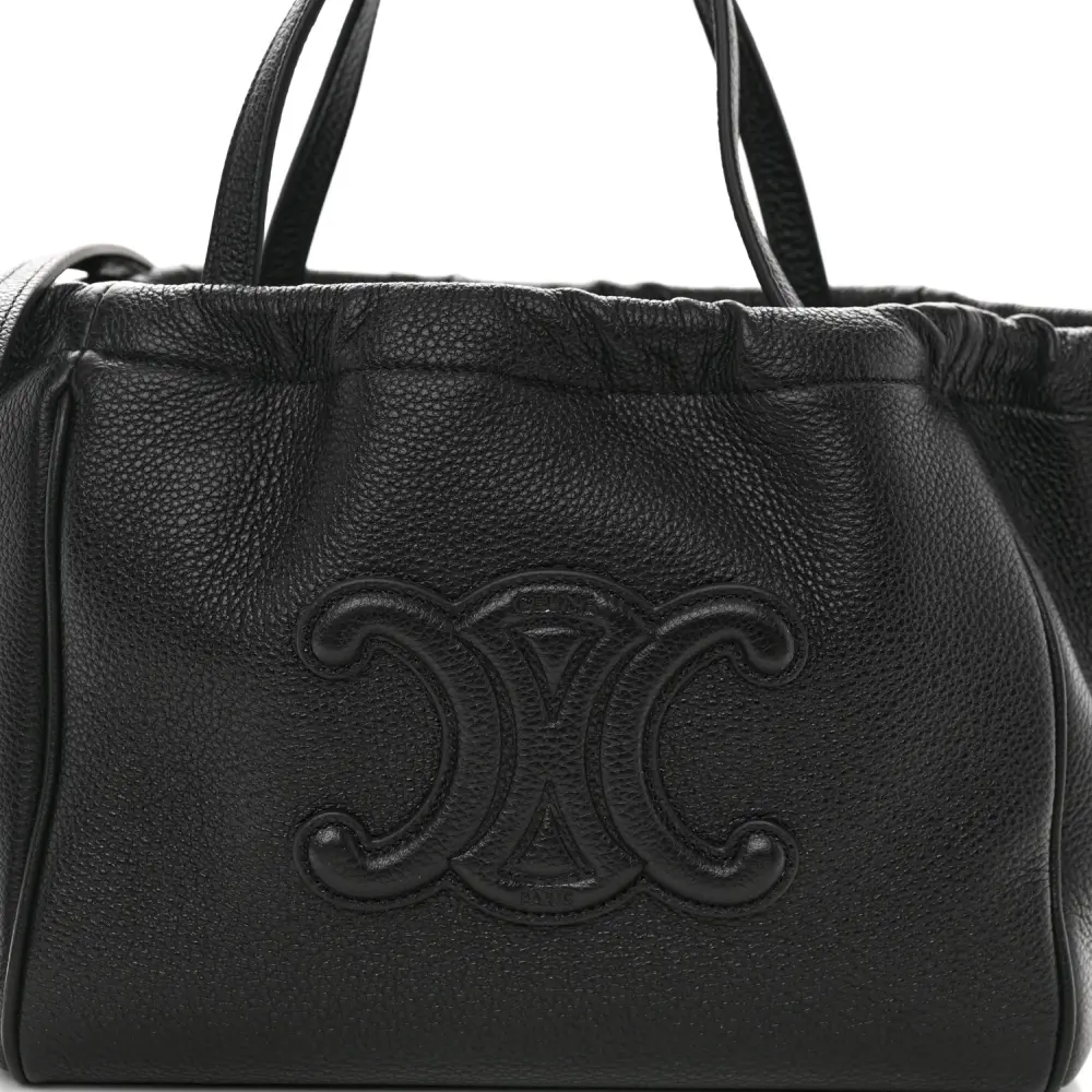 Lushentic Grade Small Triomphe Cabas Drawstring Bag Spotlight - Image 8