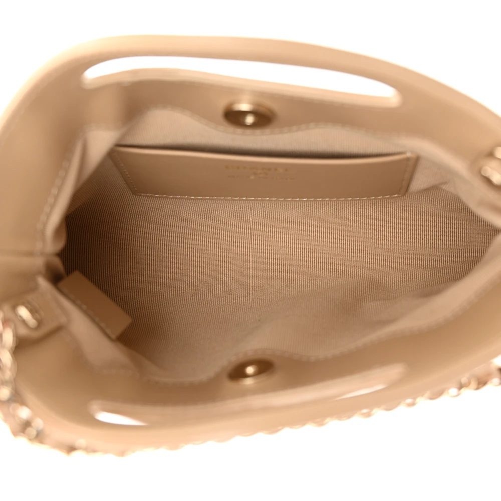 Lushentic Chanel 31 Shopping Bag Nano Beige Quilted Shiny Crumpled Calfskin Leather Gold Hardware - Image 7