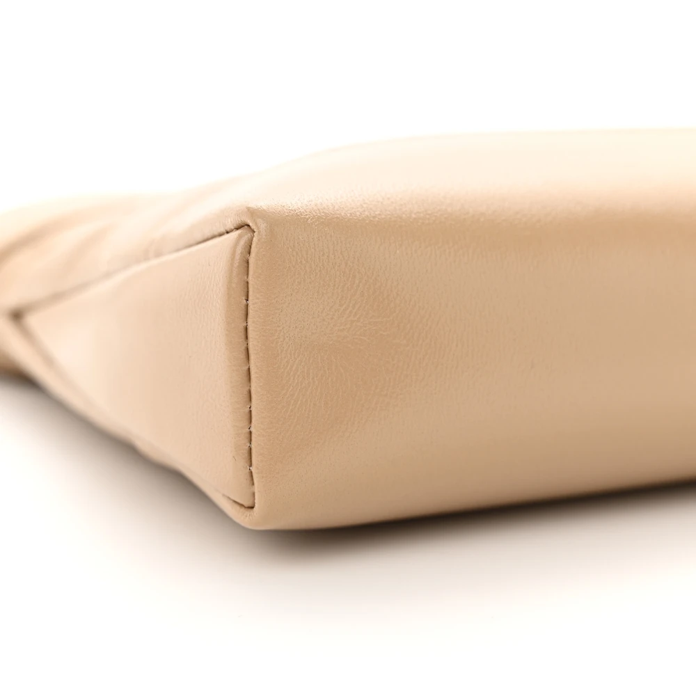 Lushentic Chanel 31 Shopping Bag Nano Beige Quilted Shiny Crumpled Calfskin Leather Gold Hardware - Image 4