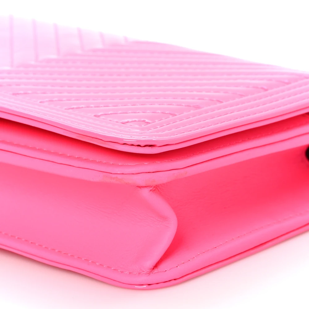 Lushentic Grade Replicas Boy Wallet on Chain WOC - Small Rose Pink - Image 5