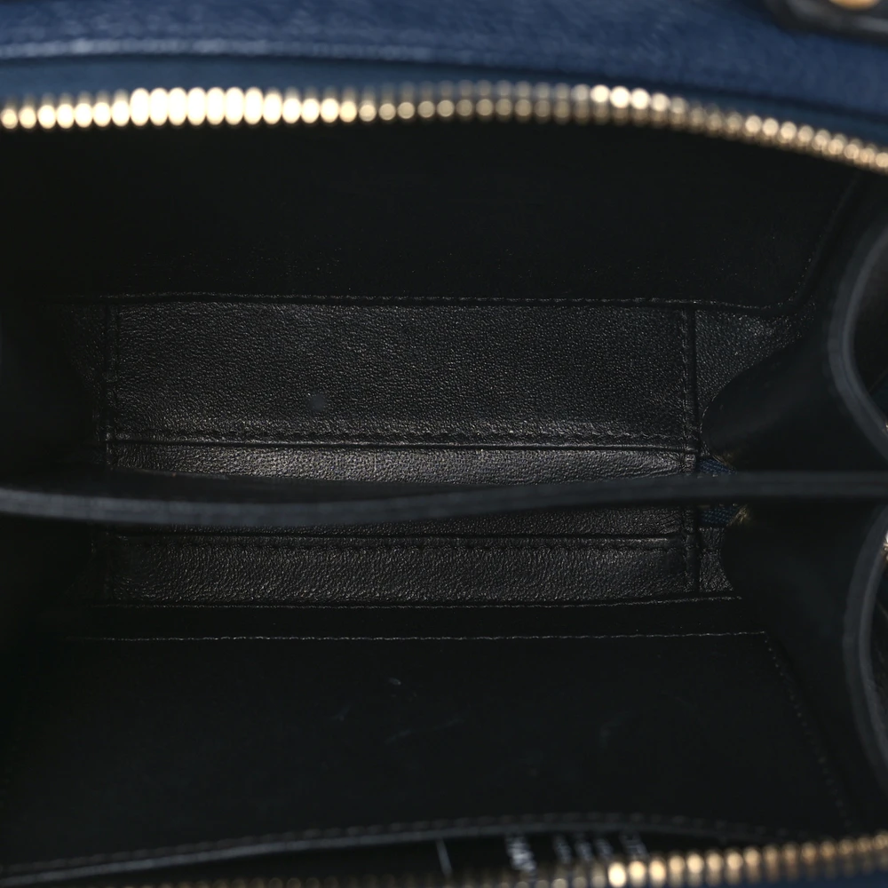 Lushentic Grade Bags CC Filigree Vanity Case Small Navy & Black - Image 7