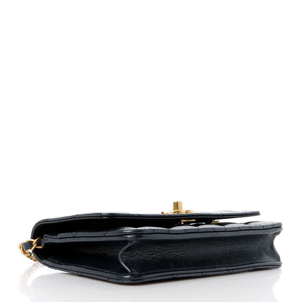 Lushentic Grade Replica CC Wallet on Chain WOC - Navy Pearly Elegance - Image 6