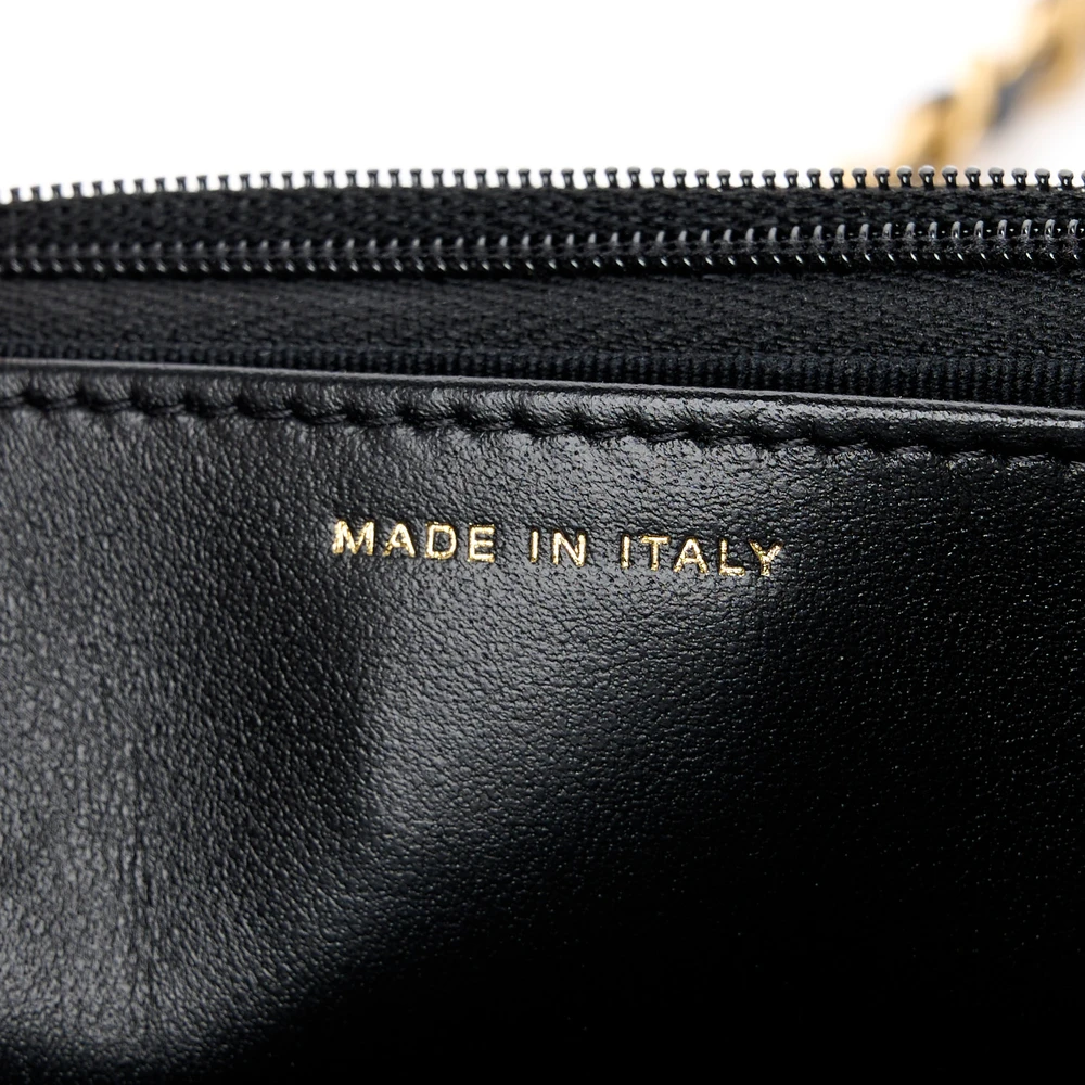 Lushentic Grade Replica CC Wallet on Chain WOC - Navy Pearly Elegance - Image 8