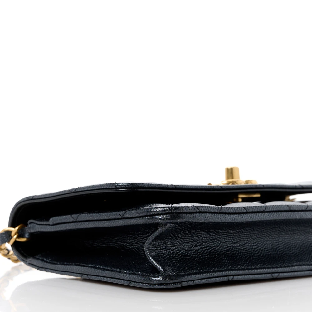 Lushentic Grade Replica CC Wallet on Chain WOC - Navy Pearly Elegance - Image 4