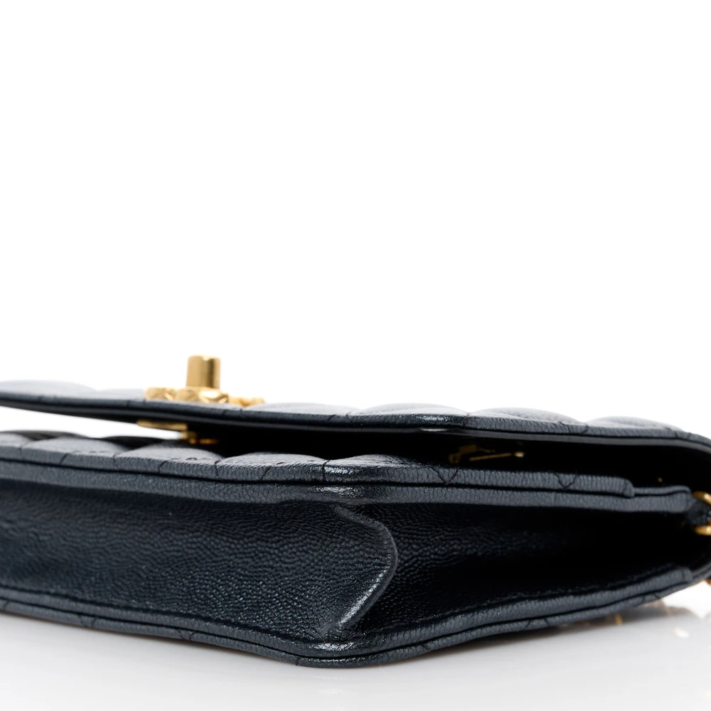 Lushentic Grade Replica CC Wallet on Chain WOC - Navy Pearly Elegance - Image 5