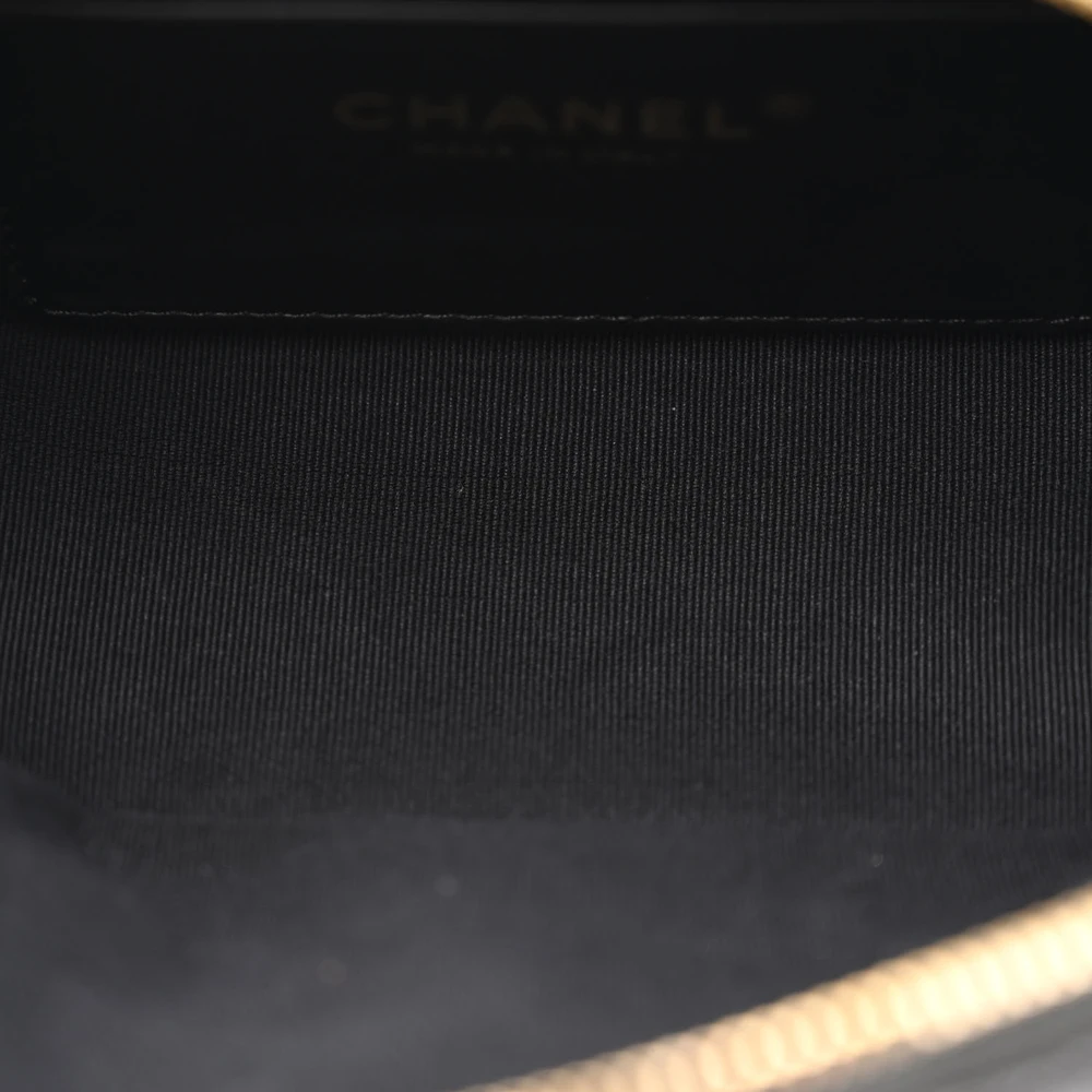 Lushentic Quality Bags CC Mini Black Quilted Caviar Leather - Image 7