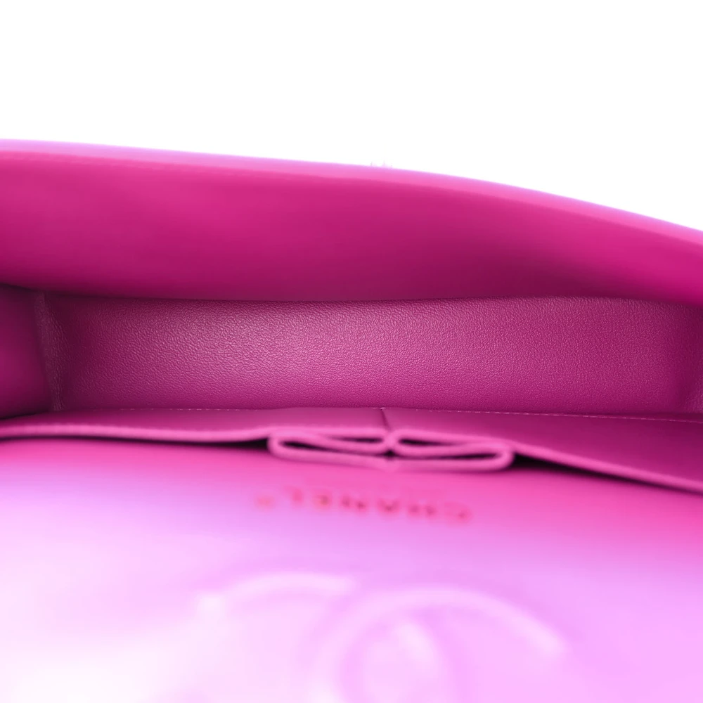 Lushentic Grade Replicas Double Flap Small Purple Quilted Lambskin Leather - Image 6