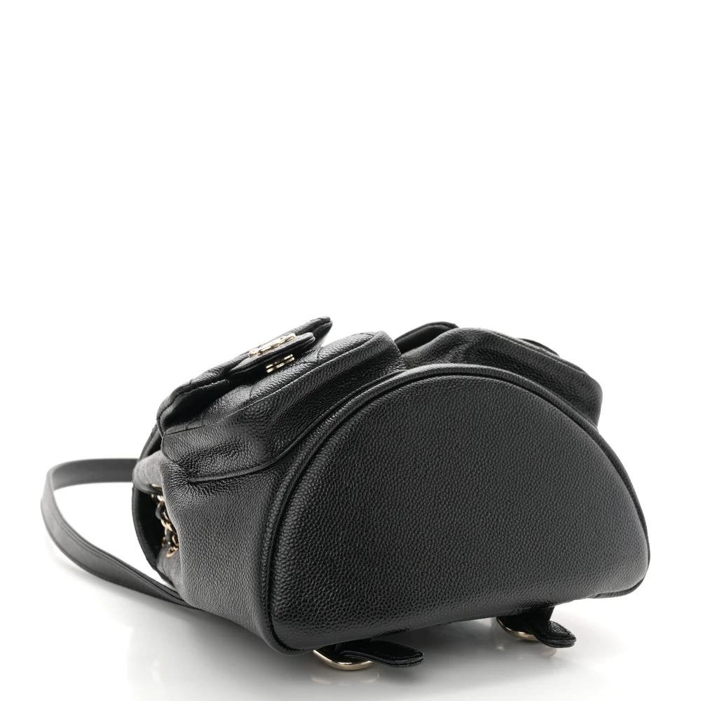 Lushentic Replica Handbags: Duma Pockets Backpack in Black Caviar Leather - Image 6