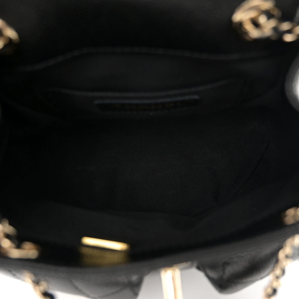 Lushentic Replica Handbags: Duma Pockets Backpack in Black Caviar Leather - Image 7