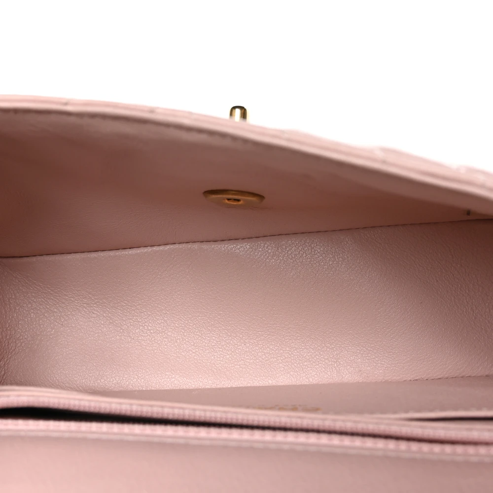 Lushentic Replica Flap Mini Rectangular in Light Pink Chevron - Image 7