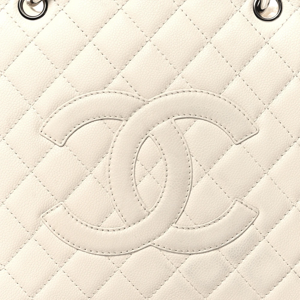 Lushentic Quality Grand Shopping Tote GST Large White Quilt - Image 9