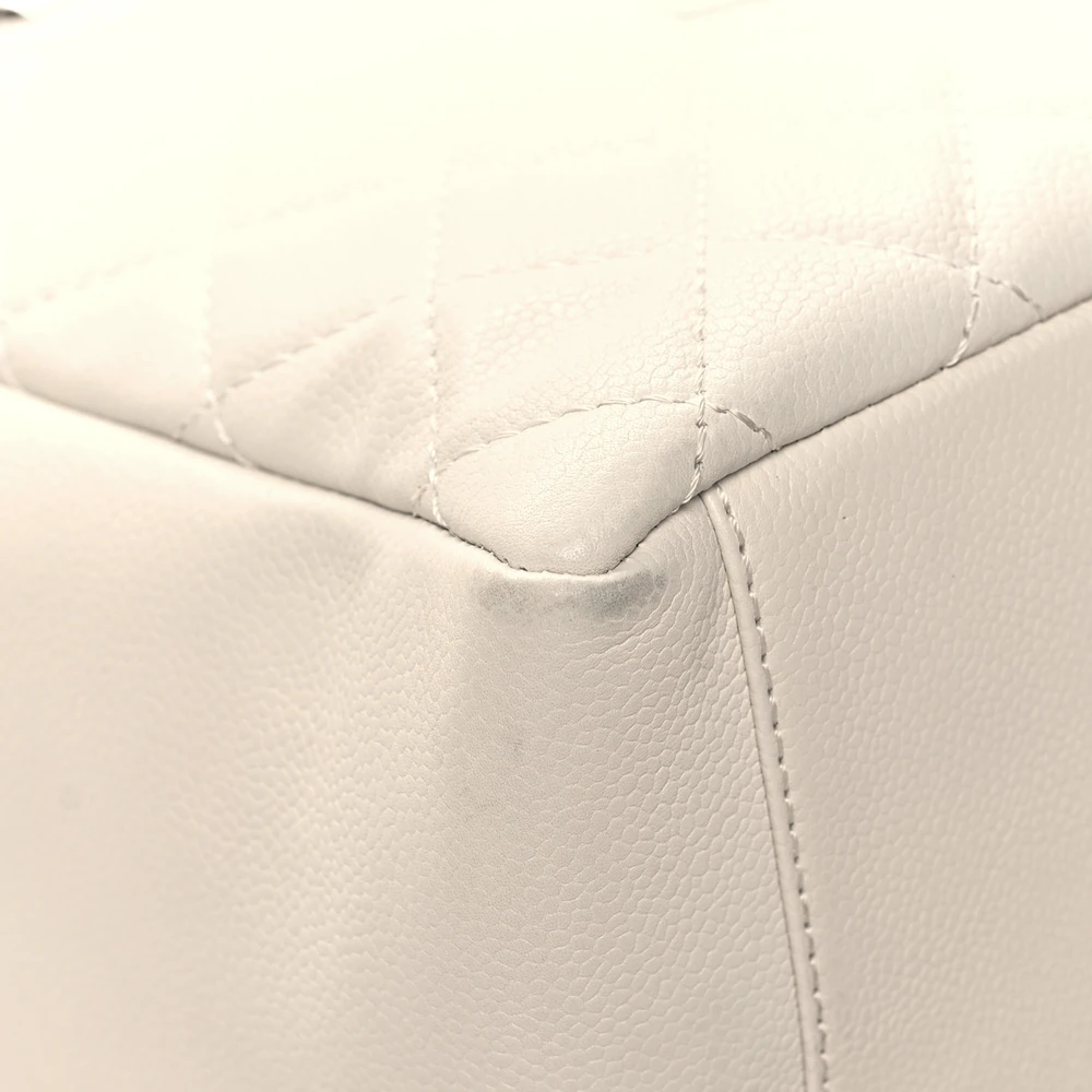 Lushentic Quality Grand Shopping Tote GST Large White Quilt - Image 4