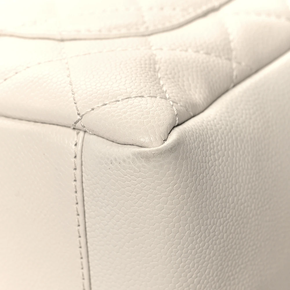 Lushentic Quality Grand Shopping Tote GST Large White Quilt - Image 5