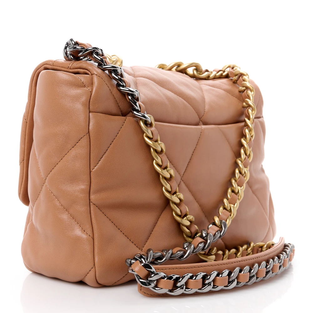 Buy Lushentic Grade Bags - Large Brown Chanel 19 Flap - Image 3