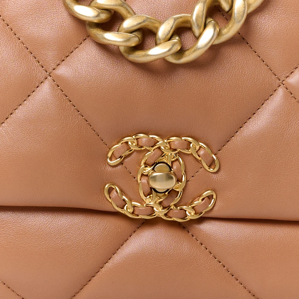 Buy Lushentic Grade Bags - Large Brown Chanel 19 Flap - Image 8