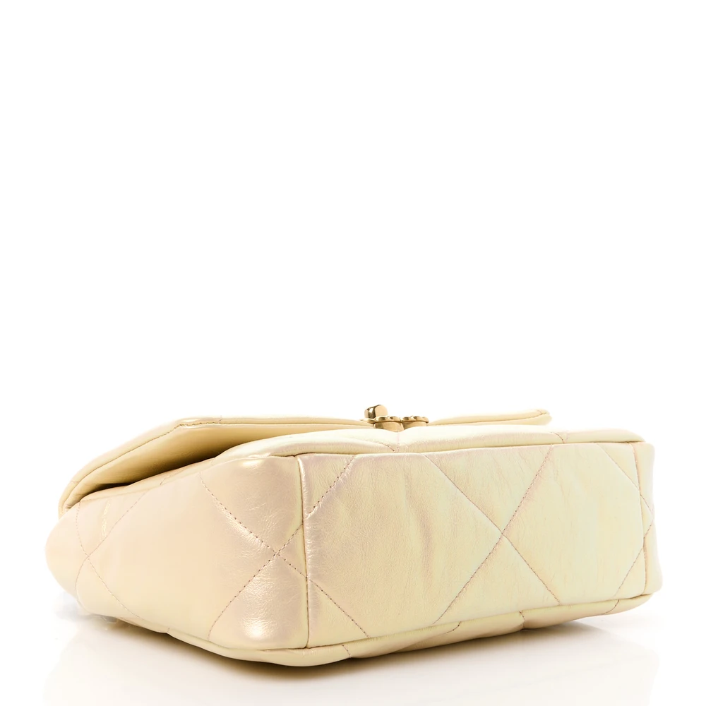 Lushentic Grade Bags: Chanel 19 Maxi Pink Quilted Lambskin Flap - Image 6