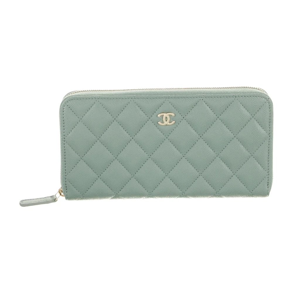 Lushentic Quality Replica Handbags – Chanel Wallet in Blue Calfskin - Image 2
