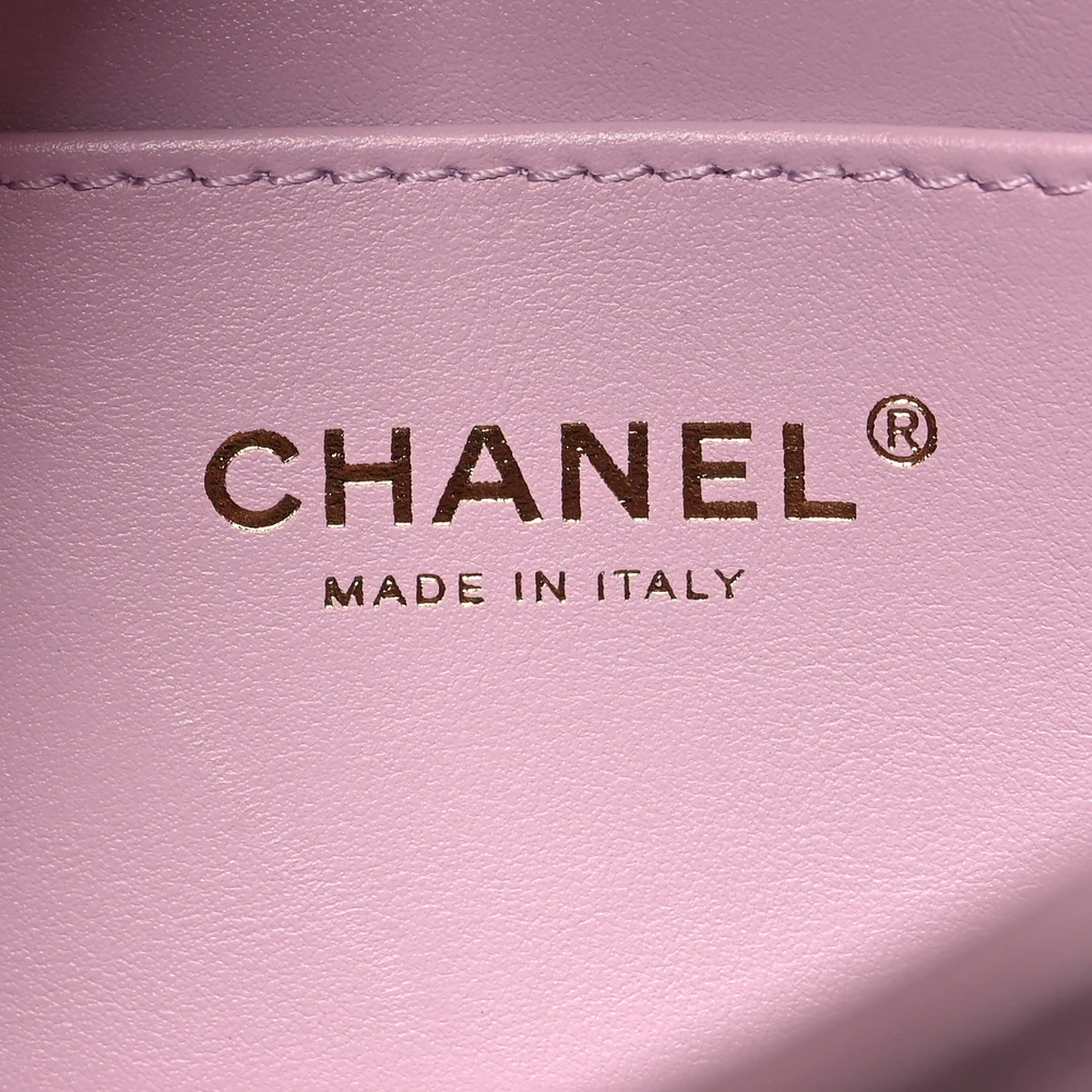 Buy Lushentic Grade Bags - Pearl Flap Small Lilac Quilted Lambskin - Image 2