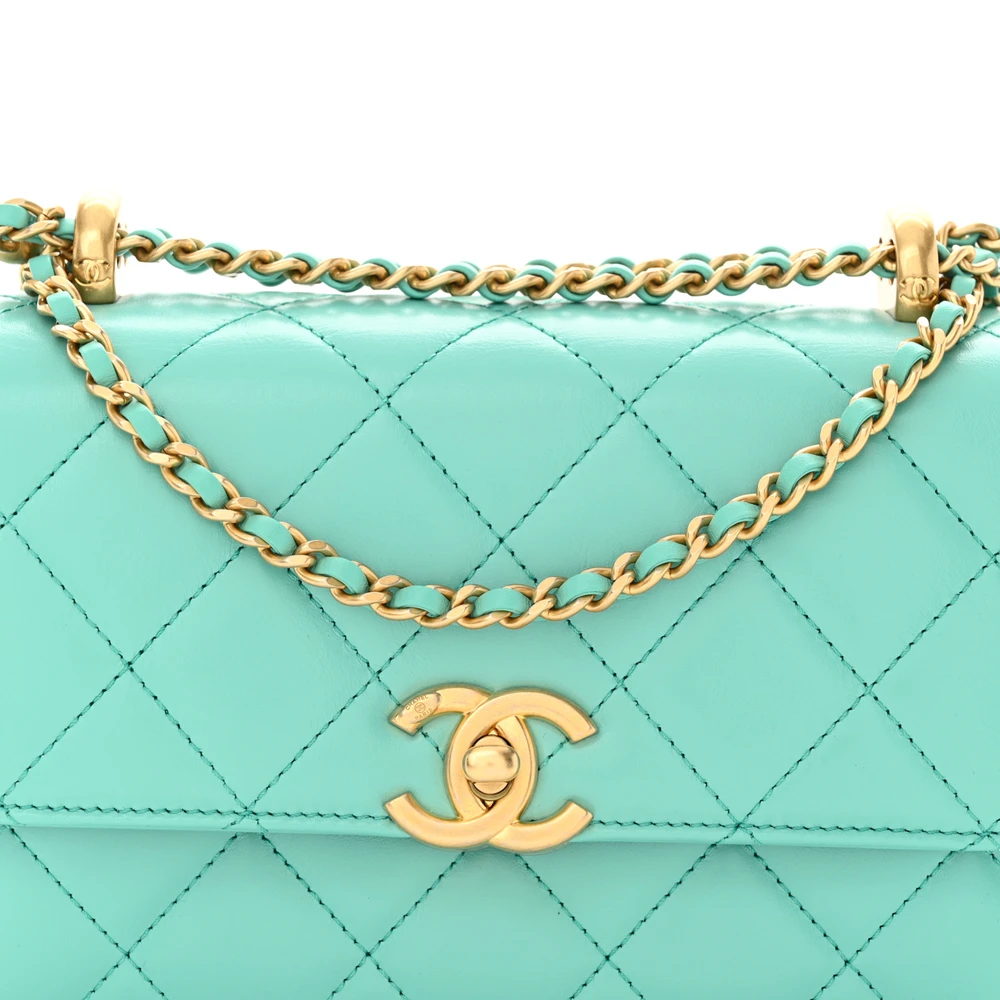 Lushentic Bags Review: Perfect Fit Flap Mini in Turquoise - Image 8