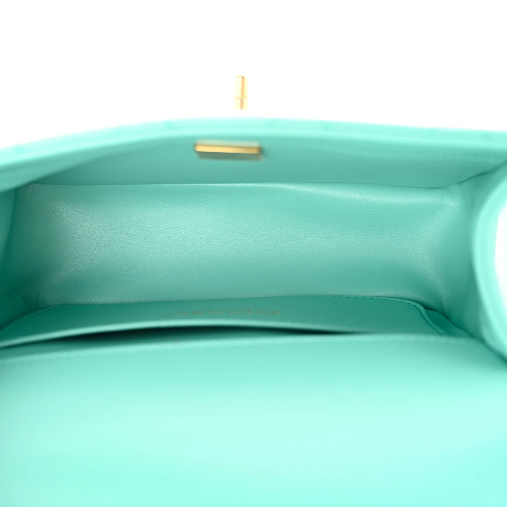 Lushentic Bags Review: Perfect Fit Flap Mini in Turquoise - Image 7