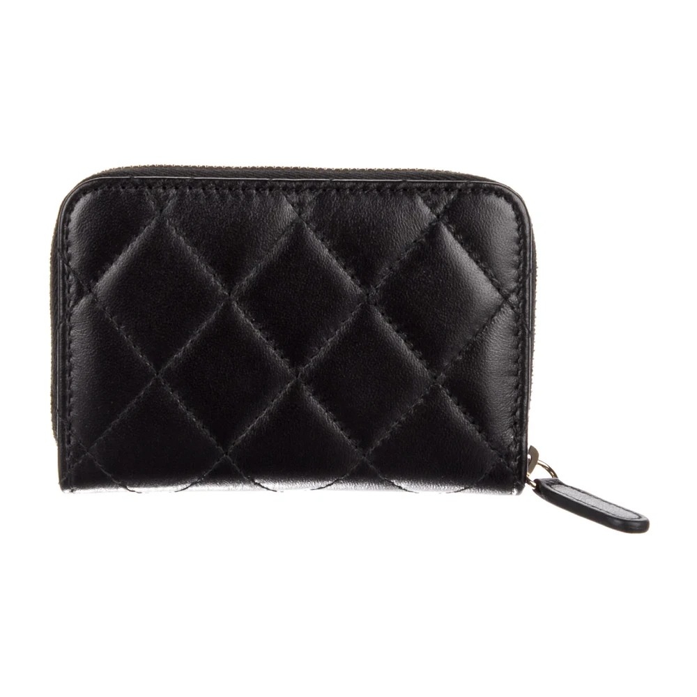 Lushentic Quality Handbags: Small Lucky Charms Coin Purse Black Calfskin HW - Image 2