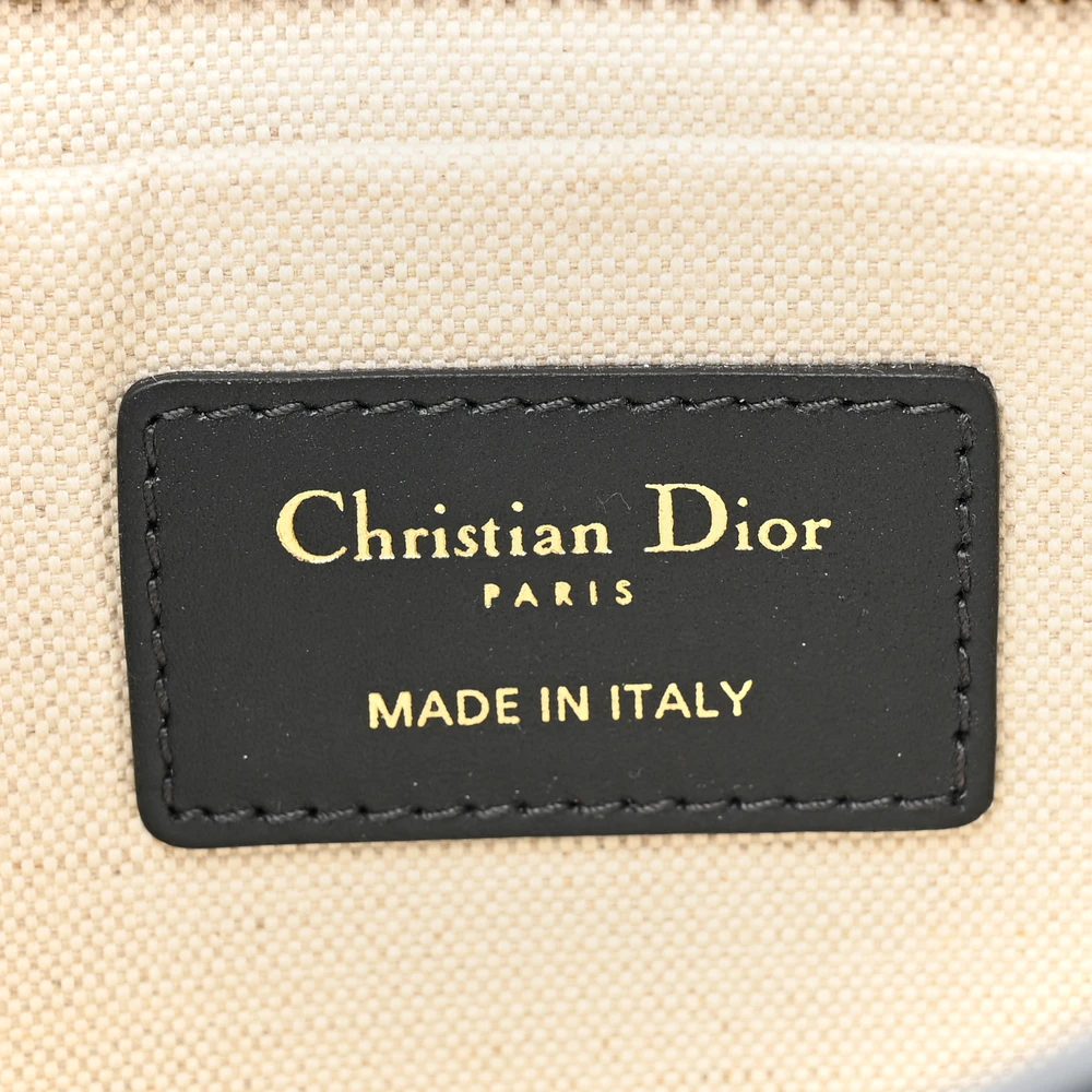 Lushentic Grade Replicas Diorquake Clutch Blue Oblique Canvas Gold Hardware - Image 2