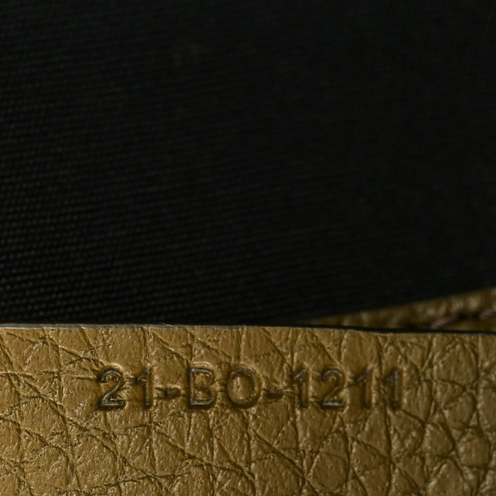 Lushentic Extra Large Bag - Green Calfskin with Silver Hardware - Image 11