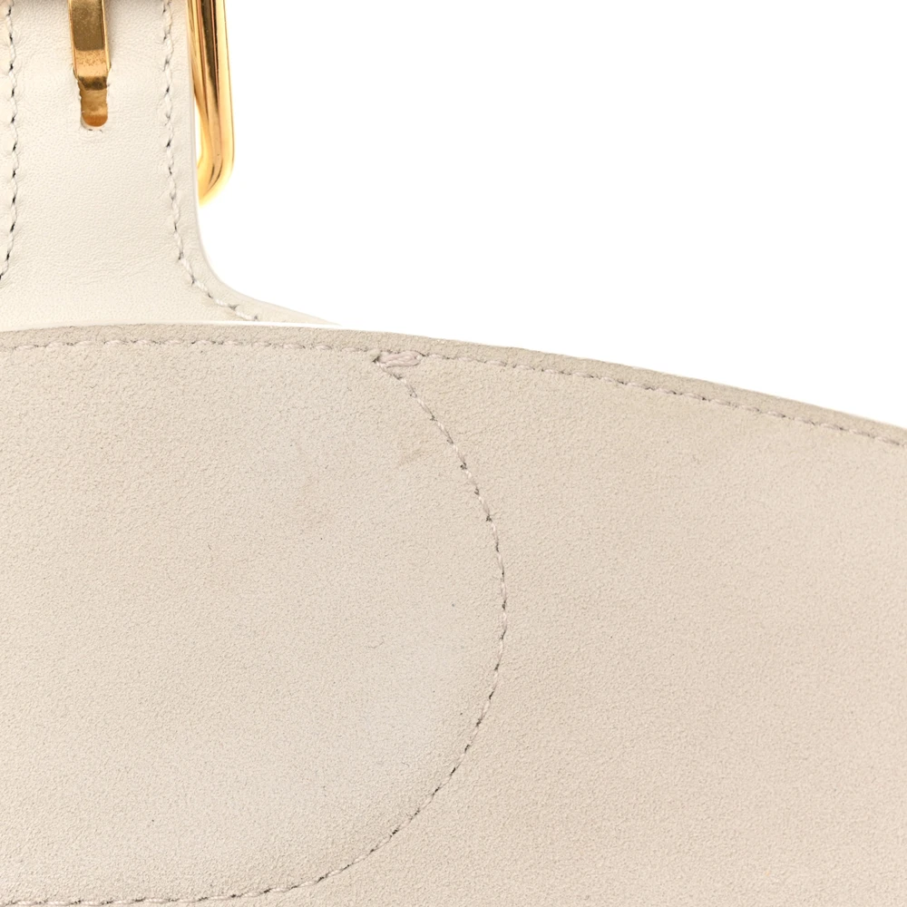 Lushentic Handbags Large Bobby Bag – White Calfskin & Gold Hardware - Designer Inspired Luxury Bag