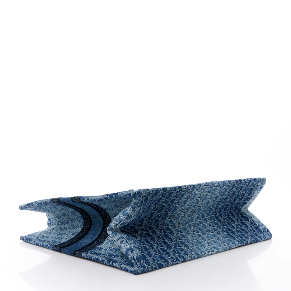 Buy Lushentic Grade Bags Mini Pouch Navy Blue Oblique Canvas - Image 6