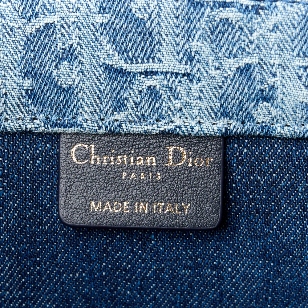 Buy Lushentic Grade Bags Mini Pouch Navy Blue Oblique Canvas - Image 2