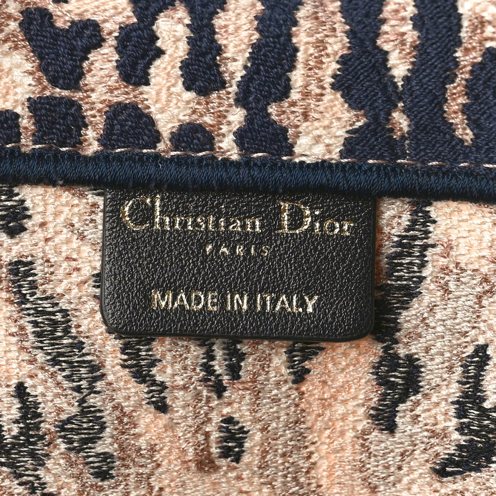 Lushentic Replicas Large Book Tote Multicolor Tie Dye Embroidered Canvas - Image 2