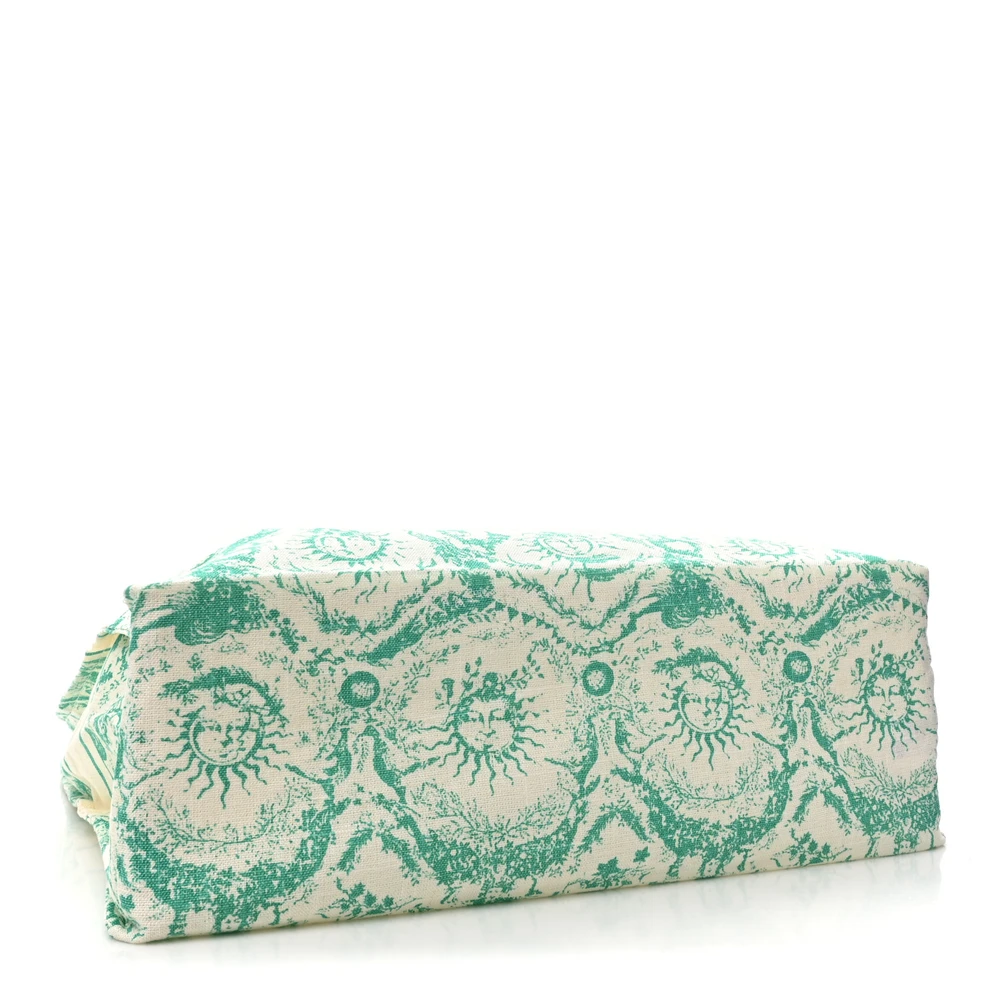 Lushentic Grade Designer Bags - Dioriviera Tote in Aquamarina Canvas - Image 5