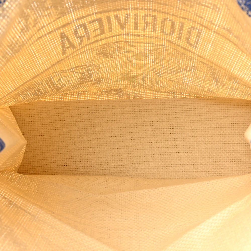 Lushentic Grade Bag: Large Dioriviera Blue Straw Tote - Image 5