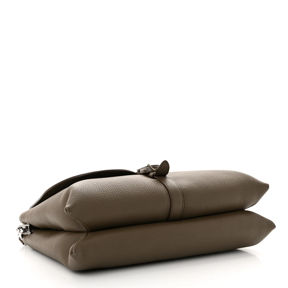 Lushentic Grade Replicas Large Men's Pillow Bag Khaki Calfskin Leather - Premium Alternative