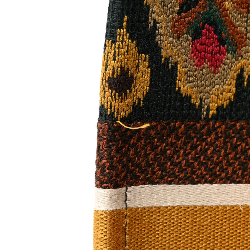 Lushentic Grade Bags Large Paisley Book Tote Multicolor Embroidered Canvas - Premium Alternative