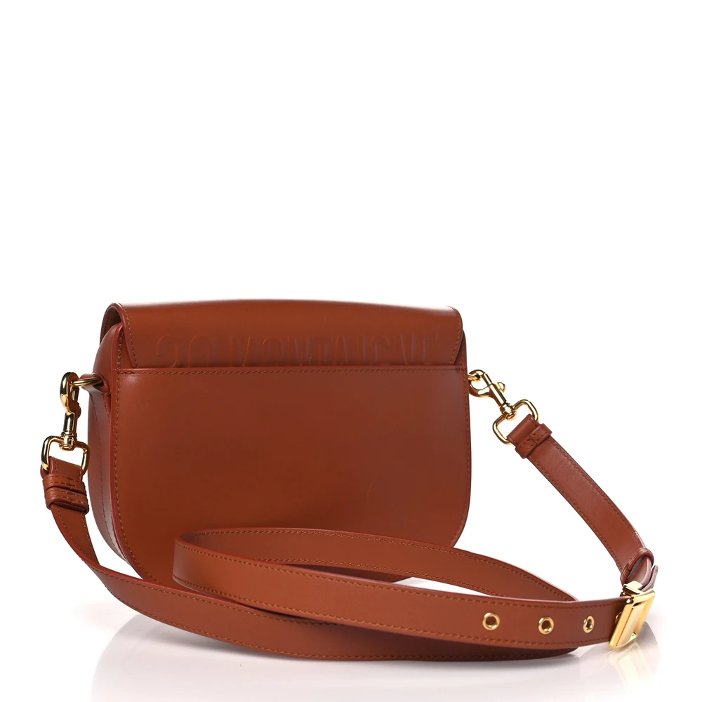 Lushentic Grade Medium Bobby Flap Bag - Dark Tan Box Calfskin Leather - Image 3