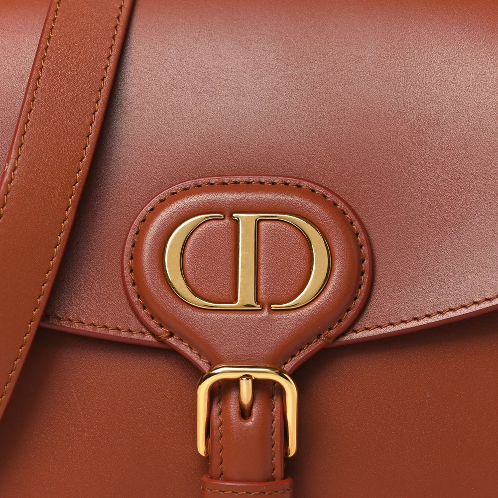 Lushentic Grade Medium Bobby Flap Bag - Dark Tan Box Calfskin Leather - Image 8