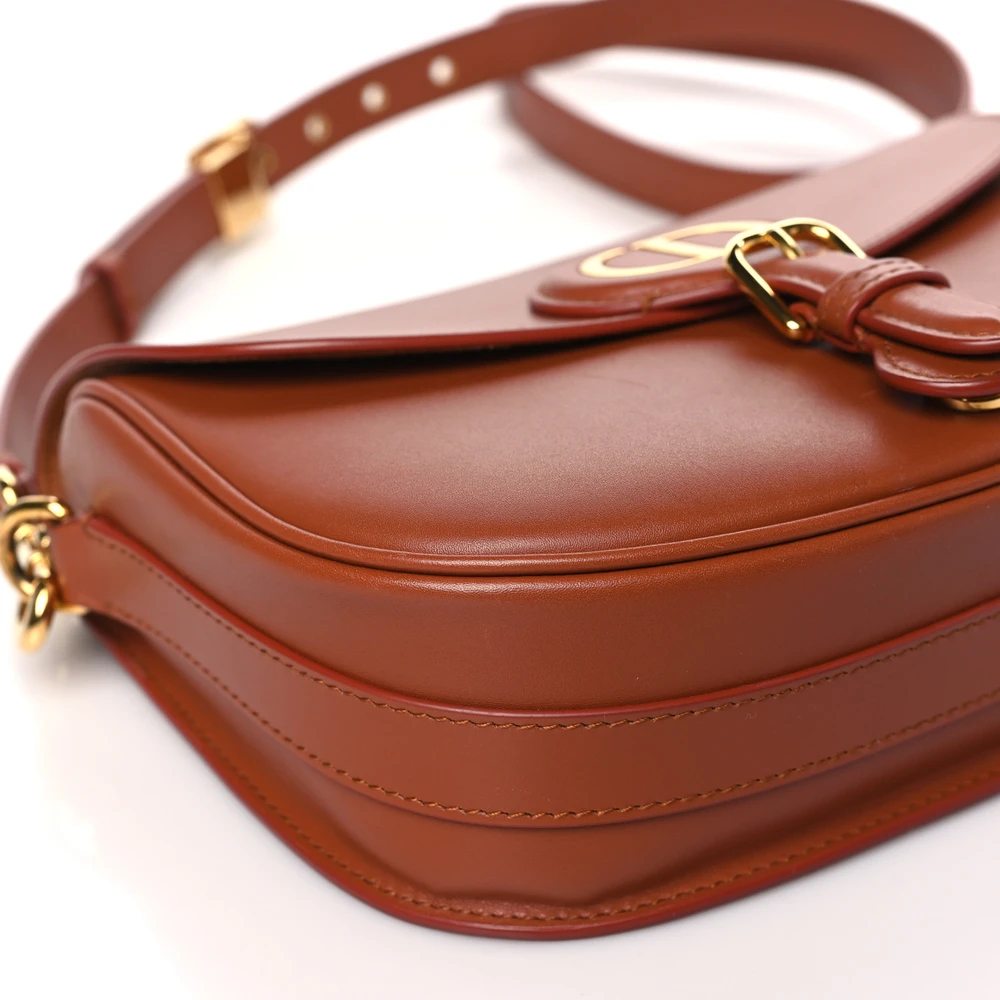 Lushentic Grade Medium Bobby Flap Bag - Dark Tan Box Calfskin Leather - Image 4