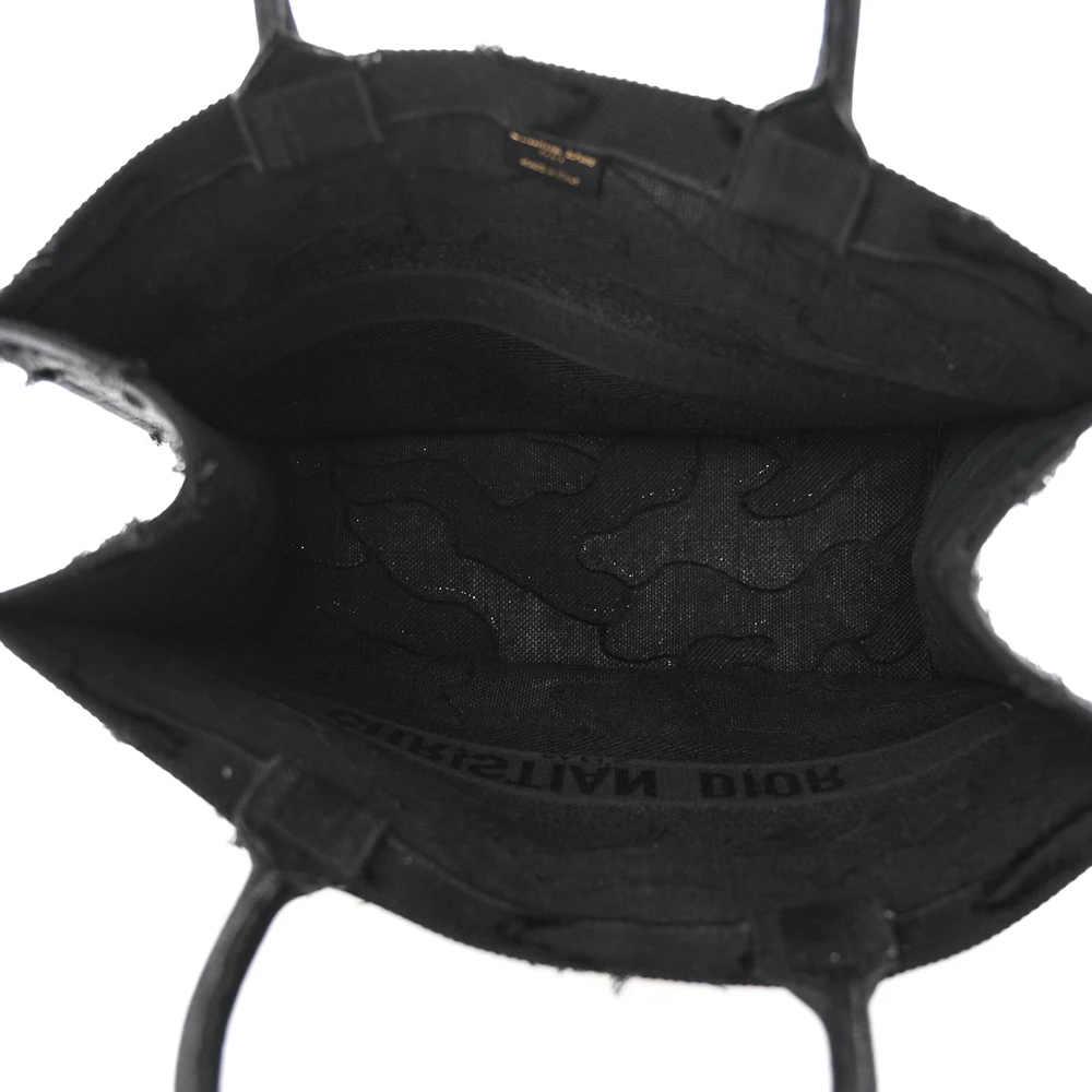 Lushentic Grade Replicas Medium Book Tote – Black Multicolor Canvas - Premium Alternative Bag