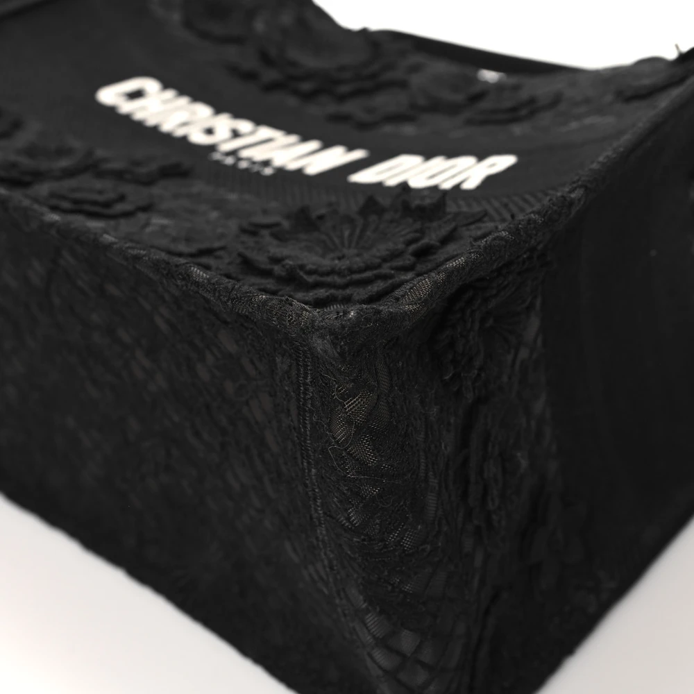 Lushentic Grade Replica Medium Book Tote Black Multicolor 3D Macrame - Designer Inspired Luxury Bag