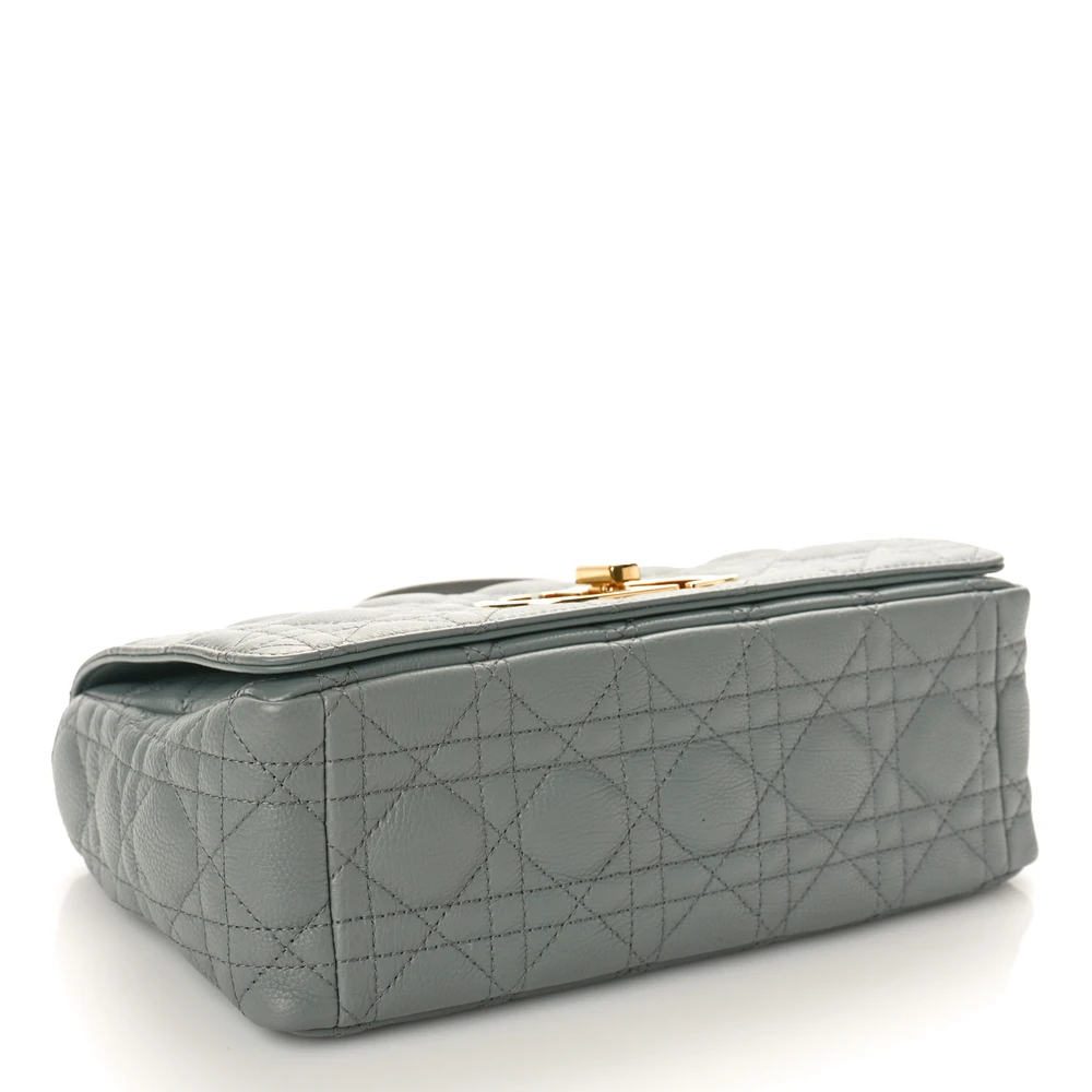 Lushentic Reviews Medium Caro Bag Ethereal Grey Cannage Calfskin Leather - Premium Alternative Bag