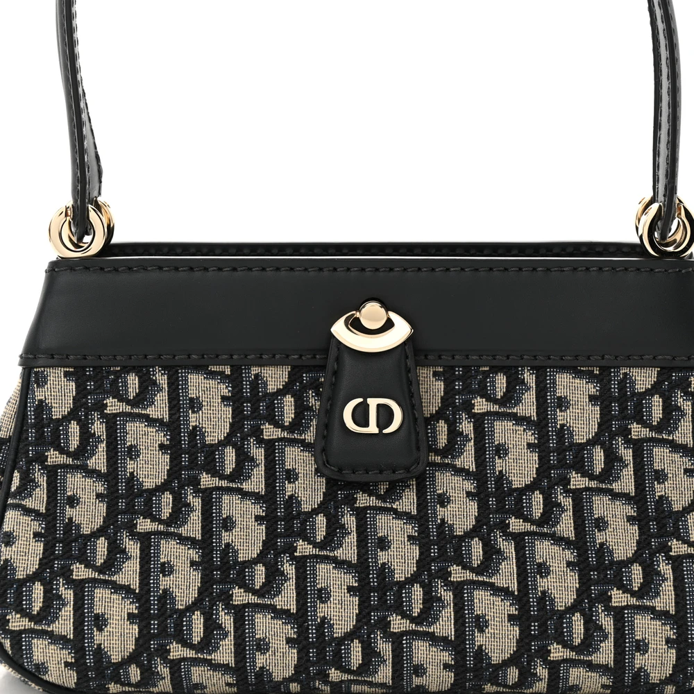 Lushentic Grade Designer Bags – Medium Key Bag Blue Oblique Canvas - Premium Alternative Bag