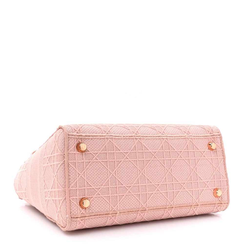 Lushentic Replica Medium Lady D-Lite in Bois de Rose Canvas - Image 6