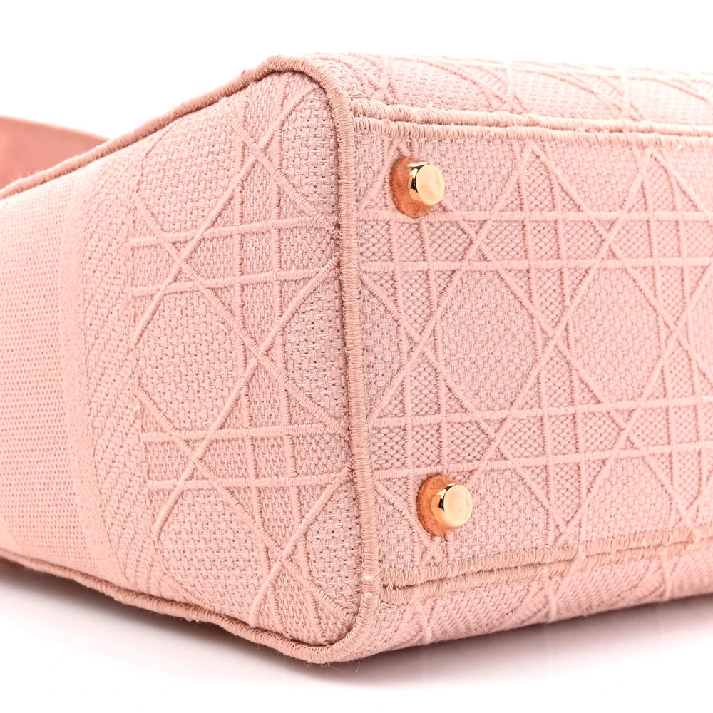 Lushentic Replica Medium Lady D-Lite in Bois de Rose Canvas - Image 4