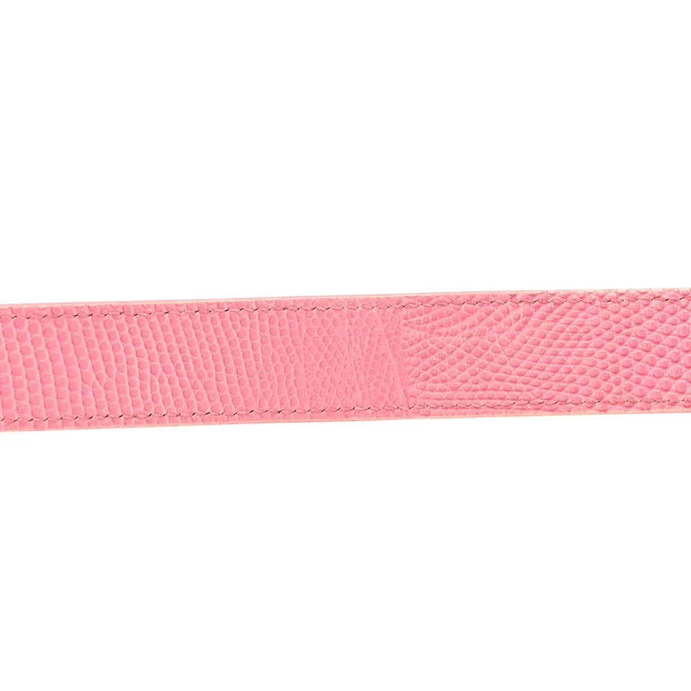 Lushentic Class Lady Dior in Pink Lizard Leather with Gold Hardware - Image 9