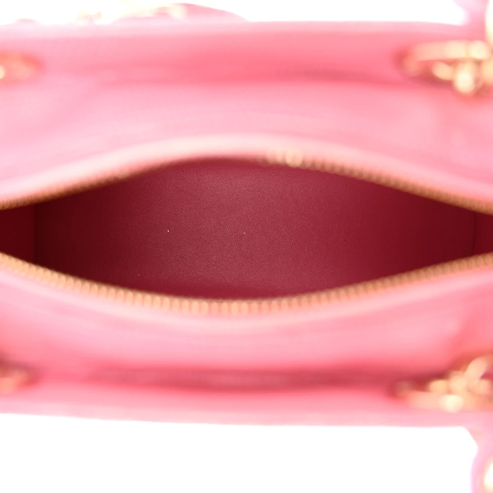 Lushentic Class Lady Dior in Pink Lizard Leather with Gold Hardware - Image 5